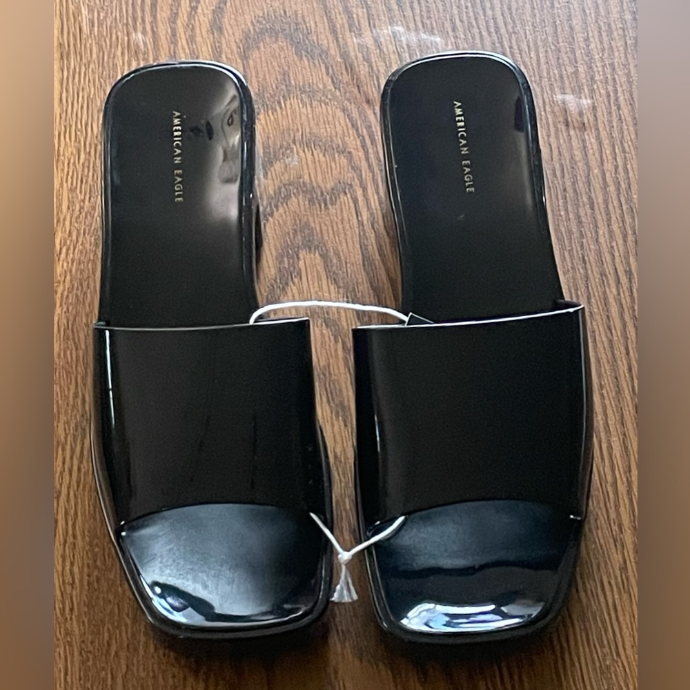 American Eagle Outfitters Black Women's Slide Sandals